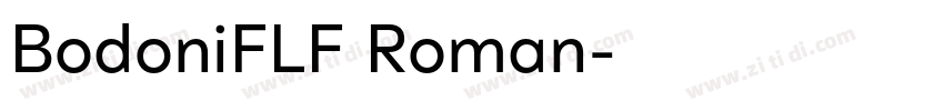 BodoniFLF Roman字体转换